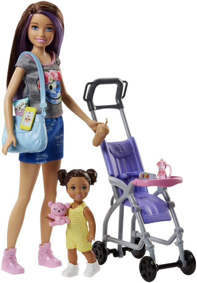 Barbie Skipper Babysitters Doll Playset, Brunette 
