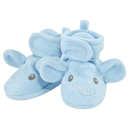 Hudson Baby Unisex-Child Cozy Fleece Booties Winter Accessory Set, Elephant Giraffe, 12-18 Months Infant