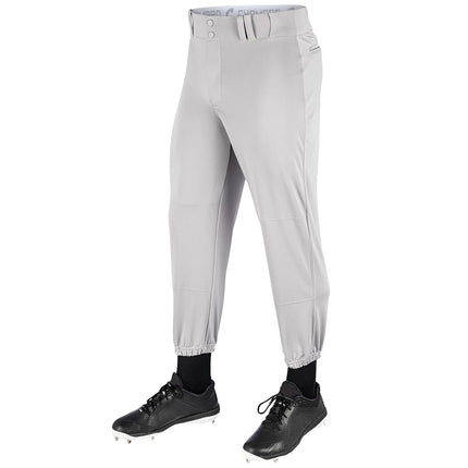 CHAMPRO Boys Triple Crown Classic Baseball Pant, Grey, XL
