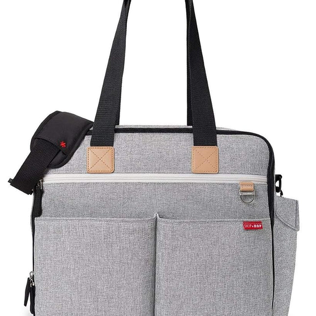 Skip Hop Duo Signature Weekender Changing Bag, Grey Melange