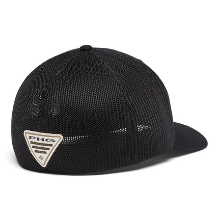 Columbia Unisex's PHG Game Flag Mesh Ball Cap, Black, S-M