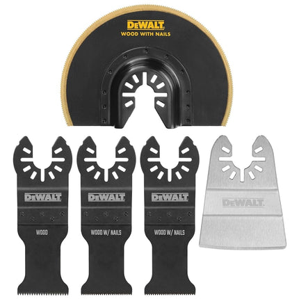 Juego de cuchillas oscilantes DEWALT, 5 piezas (DWA4216)