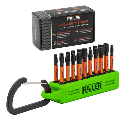 Railer 20pc Screwdriver Bit Set - Premium S2 Steel