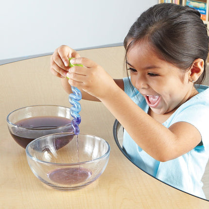 Learning Resources Sand & Water Fine Motor Set - 4 Pieces, Ages 3+ Toddler Learning Toys, Educational Toys for Toddlers, Fine Motor Tool Set, Sensory Toy, Sand Table Toys