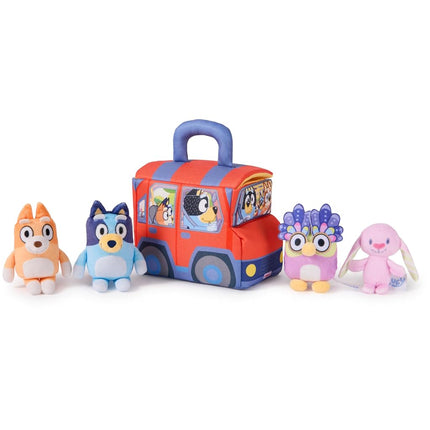 GUND Bluey 5-Piece Plush Playset, Official Bluey S
