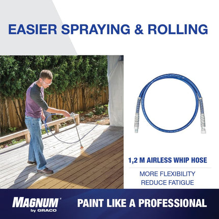 GRACO 247338 DuraFlex Whip Hose, Blue, 1,2m