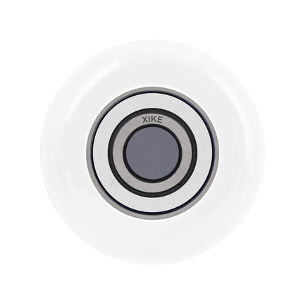 XiKe 12 Pack White 2" Nylon Garage Door Roller 4" Stem, Quiet/Durable and High Load, Use 6200-2RS Double Seals Precision Bearings.
