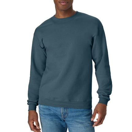 Hanes Mens EcoSmart Fleece Sweatshirt, Cotton-Blen