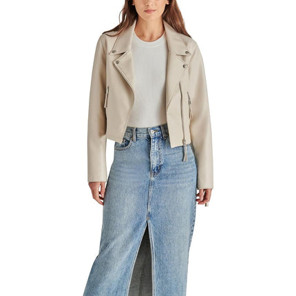 Steve Madden Apparel Women's Vinka Jacket, Bone, XS