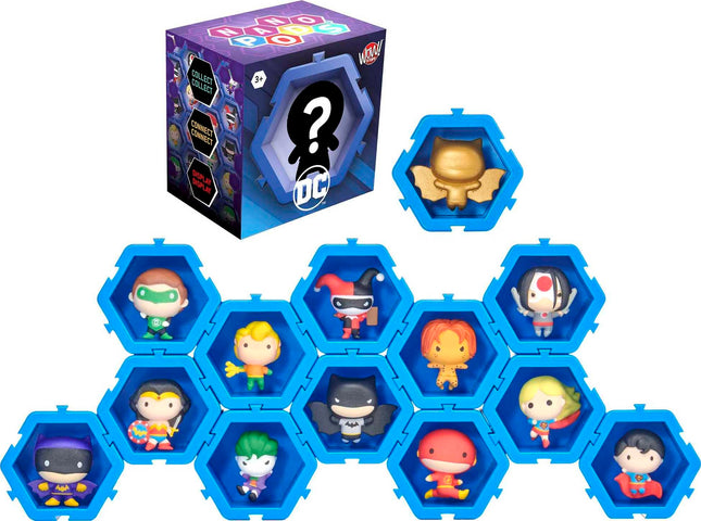 Mattel NANO PODS Connectable Collectable DC Universe Surprise Toy Character Figures Inside Attached Pod, Connect to Other (Styles May Vary) (HTR29)