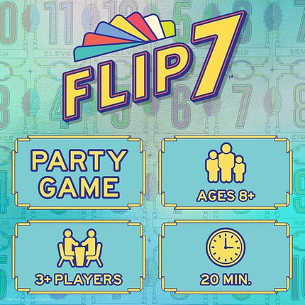 USAopoly | Flip 7 | The Ultimate Push-Your-Luck Card Game