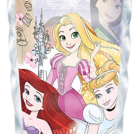 Tervis Made in USA Double Walled Disney - Princess Group Insulated Tumbler Cup Keeps Drinks Cold & Hot, 10oz Wavy, Classic