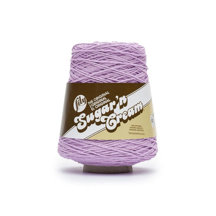 Lily Sugar N Cream Cones Orchid Yarn - 1 Pack of 4