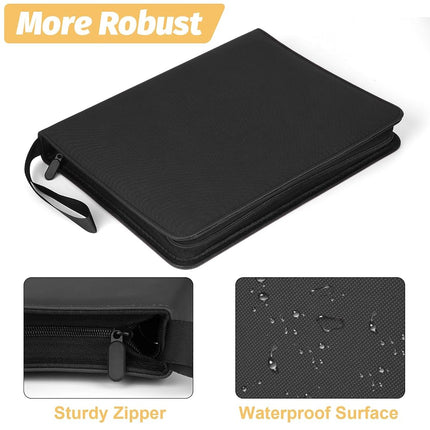 Foalgo Trading Card Binder, Card Collection Binder Album Folder with 720 Side Loading Pockets, 12 Pocket Trading Card Album Folder for TGC,MTG, Baseball Cards, Yugioh, Grew720