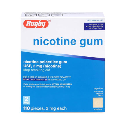 NICOTINE GUM 2 MG KIT ***RUG Size: 110
