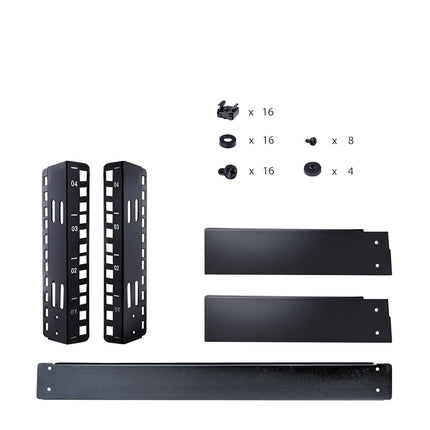 StarTech 4U 2-Post Desktop Open-Frame Server Rack, 19in, 88lb (RK4OD)
