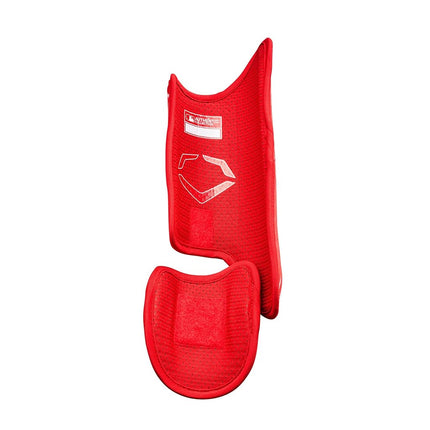 EvoShield Pro-SRZ 2.0 Batter's Leg Guard - Scarlet, Left Hand Hitter