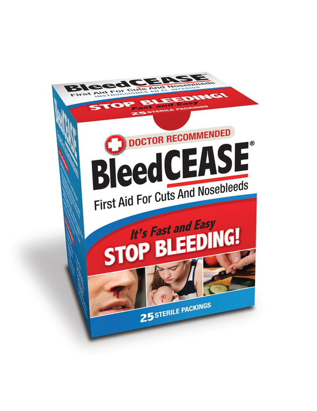 Bleedcease First Aid for Cuts and Nosebleeds Steri