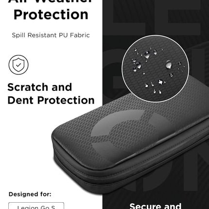 Carrying Case for Legion Go S, Protective Storage Case, Black