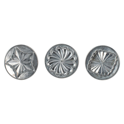 Nordic Ware Pretty Pleated Cookie Stamps Silver Ca