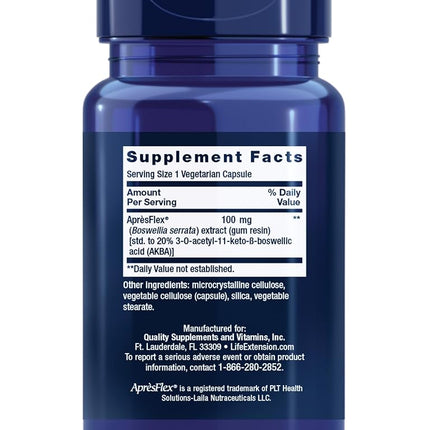 Life Extension 5-LOX Inhibitor w/ Apres Flex 100 Mg 60 veggie caps