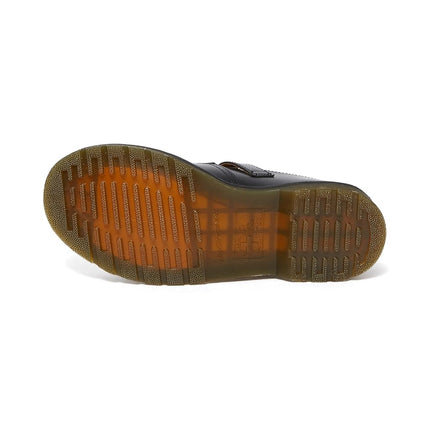 Dr. Martens Polley Mary Jane plates pour femme, noir lisse, 6 Medium UK (8 US)