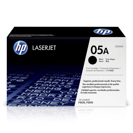 HP CE505A 05A Original LaserJet Toner Cartridge, B