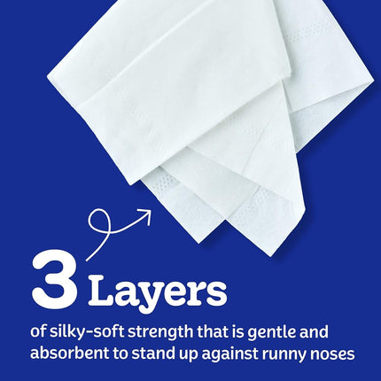 Kleenex Ultra Soft Mouchoirs en papier, 18 boîtes, 120 mouchoirs par boîte, 3 épaisseurs (2160 mouchoirs au total) (l'emballage peut varier)
