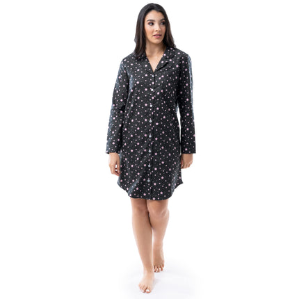 Fruit of the Loom Women's Flannel Sleeping Shirt N