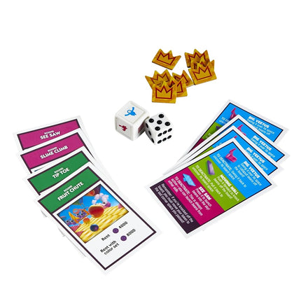 MONOPOLY Fall Guys Ultimate Knockout Edition Board Game for Players Ages 8 and Up, Dodge Interactive Obstacles, Includes Knockout Die