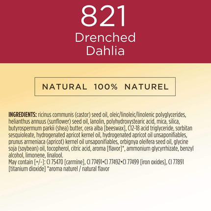 Burt's Bees Labial Líquido Hidratante de Cobertura Completa, 5,95 g, Drenched Dahlia