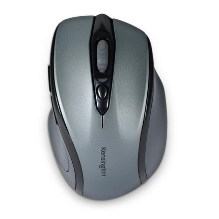 Kensington Pro Fit Wireless Mouse - Mid-Sized 5-Button Optical Home Office Wireless Mouse with Ergonomic Right-Handed Shape and Plug & Play Set Up - Compatible with Windows & MacOS - Grey