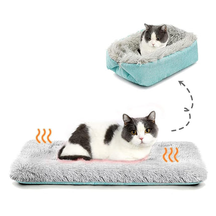 HDLKRR Cat Bed Small Dog Bed, Self Warming Cat Bed