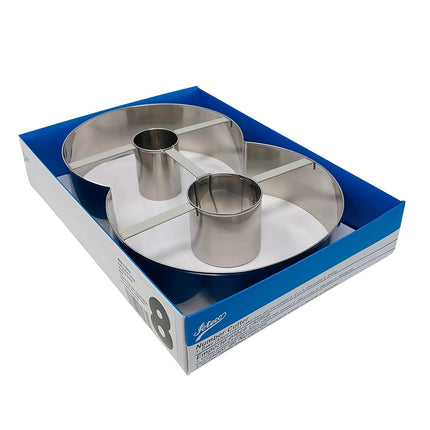 Ateco Large Number 8 Stainless Steel Cookie Cutter