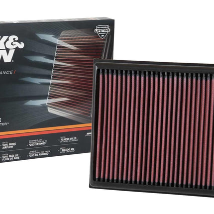 K&N Engine Air Filter: High Performance, Premium, 