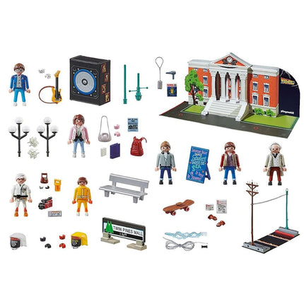 Playmobil 70574 Back to the Future Christmas Advent calendar with Marty McFly and Doc Brown, for ages 5+