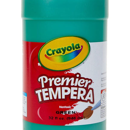 Crayola. 541232044 Premier Tempera Paint, Green, 3