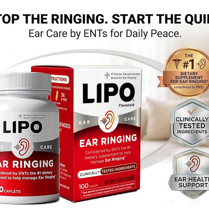 Lipo-flavonoid Plus Caplet 100 Count Helps Circulation in the Ear by Lipo-Flavonoid
