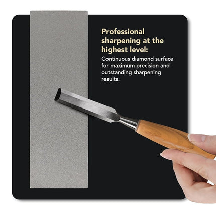 DMT Dia-Sharp® Diamond Sharpening Stone 6" Extra-Coarse | Professional-Quality Knife Sharpener | 15 cm Whetstone for Knives and Tools | Made in USA | D6X