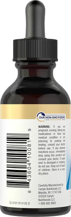 Liquid Biotin 10000mcg Extra Strength Drops | 2 oz | for Hair, Skin, Nails | Vegetarian, Non-GMO, Gluten Free Supplement | by Carlyle