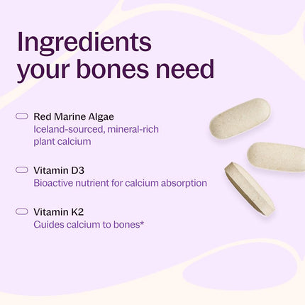 New Chapter Calcium Supplement – Bone Strength Organic Plant Calcium with Vitamin K2 + D3 + Magnesium, Vegetarian, Gluten Free - 120 Count (40 Day Supply)