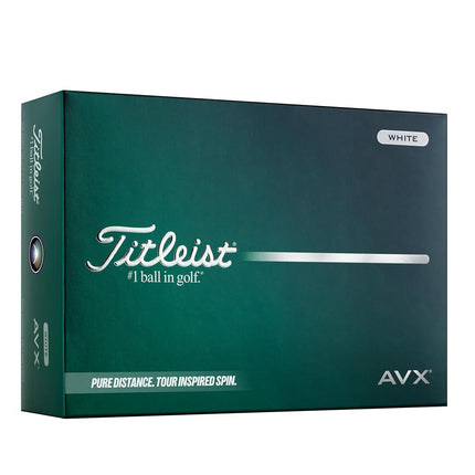 Titleist AVX Golf Ball, Pack of 12, White, Numbers 1-4