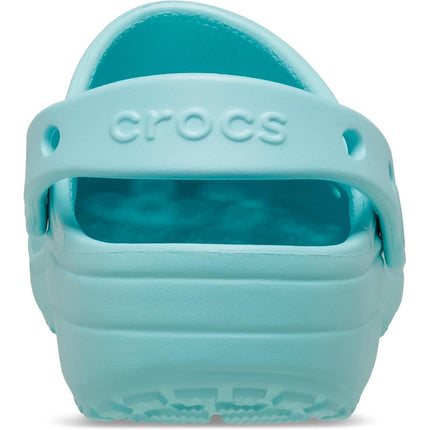 Crocs Unisex Kids Clog, Classic Floral Cut Out Clog T, Aquamarine, 9 UK Child