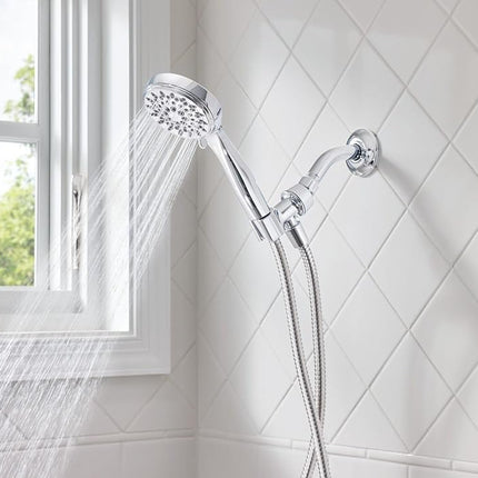 Moen 20016 Ignite Dual Hand Held and Multi Function Shower Head Combo Package with Hose and Diverter, Chrome