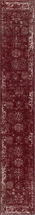 Unique Loom Sofia Collection Burgundy 2 x 13 Runner Area Rug (2' x 12' 11")