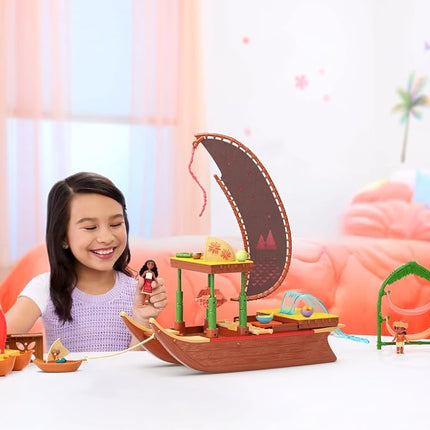 Mattel Garland Moana'sCanoe Crew Playset