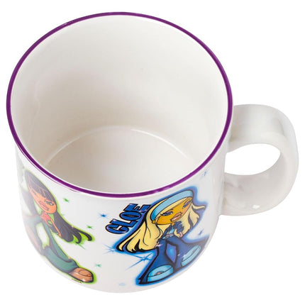 Silver Buffalo Bratz Dolls Featuring Yasmin, Sasha, Jade, and Cloe Ceramic Camper Mug, 20 Ounces