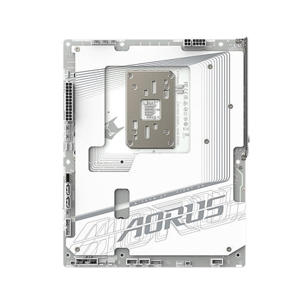 GIGABYTE X870 AORUS Stealth ICE Reverse-Connect ATX Motherboard, Support AMD Socket AM5 Processors, DDR5, 16+2+2 Power Phase, 4X M.2, PCIe 5.0, USB4, WIFI7, 5GbE, PCIe EZ-Latch Plus, 5 Year Warranty