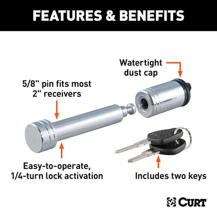 CURT 23515 Hitch Lock