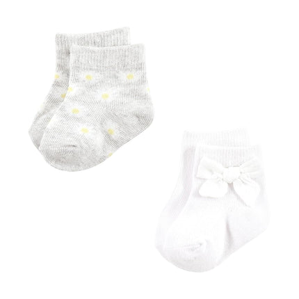 Hudson Baby Baby Girls Sock and Headband 12pc Set, Daisy, 0-9 Months, Daisy, 0-9 Months